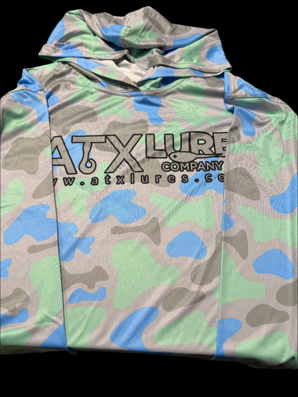 Saltwater Blue Camo Fishing Shirt
